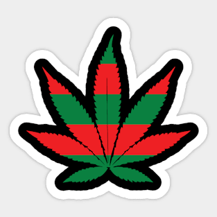 Portugal Pot Leaf Sticker